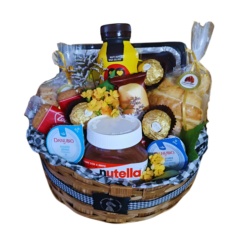 Cesta de Café da Manhã c/ Nutella P