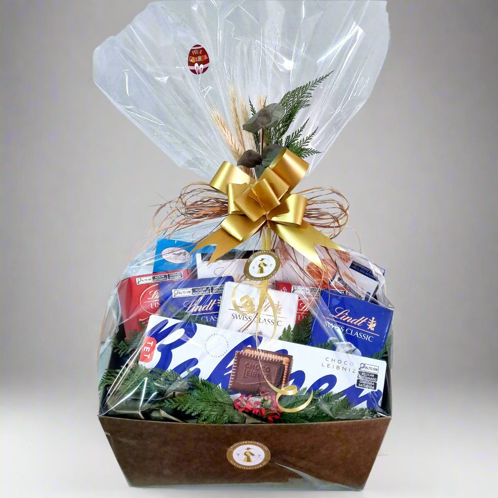 Cesta de Páscoa Lindt Gold Bunny Premium