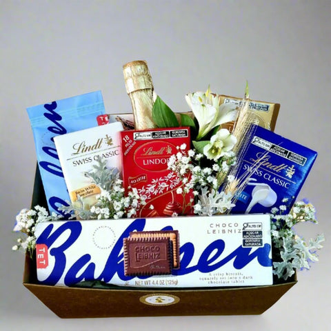 Cesta Luxo Chocolates e Chandon