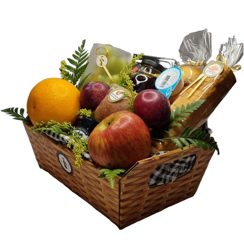 Cesta de Café da Manhã Light com Frutas