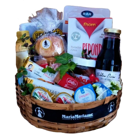 Cesta de presente de café da manhã com Nutella para entrega em Sorocaba e Votorantim.