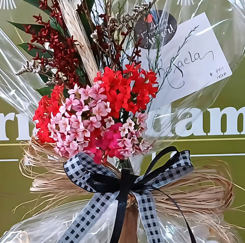 Mini Arranjo de Flores para Adicionar aos Presentes