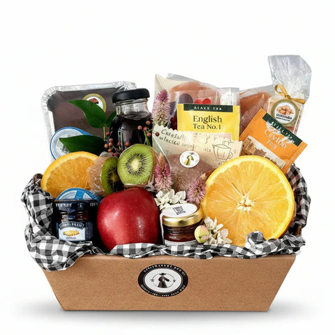 Cesta Presente Saudável – Frutas & Brownie