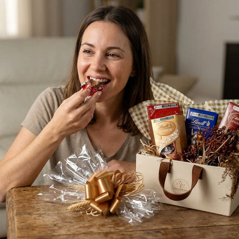 Cesta Lindt Sabores da Suíça