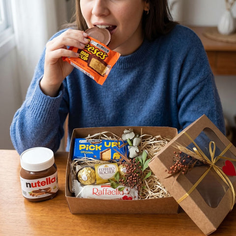 Mimo com chocolates importados variados – presente criativo Maria Madame Sorocaba