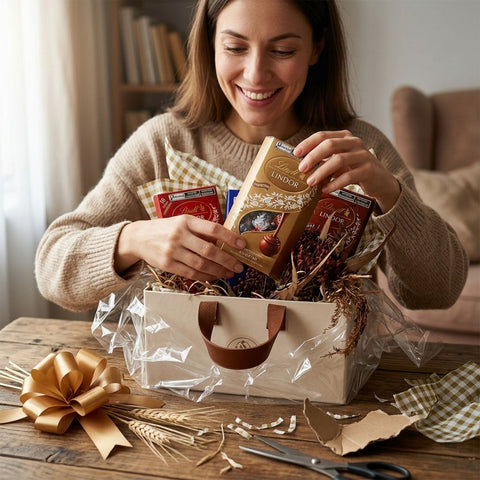 Cesta Lindt Sabores da Suíça
