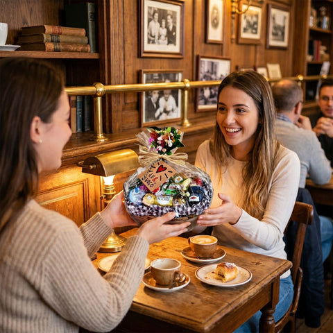 Cesta Café da Manhã com Flores