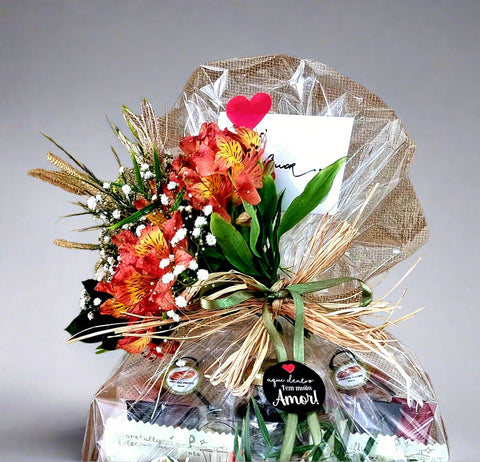 Mini Arranjo de Flores para Adicionar aos Presentes