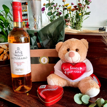 Kit Vinho Sou Louco por Você